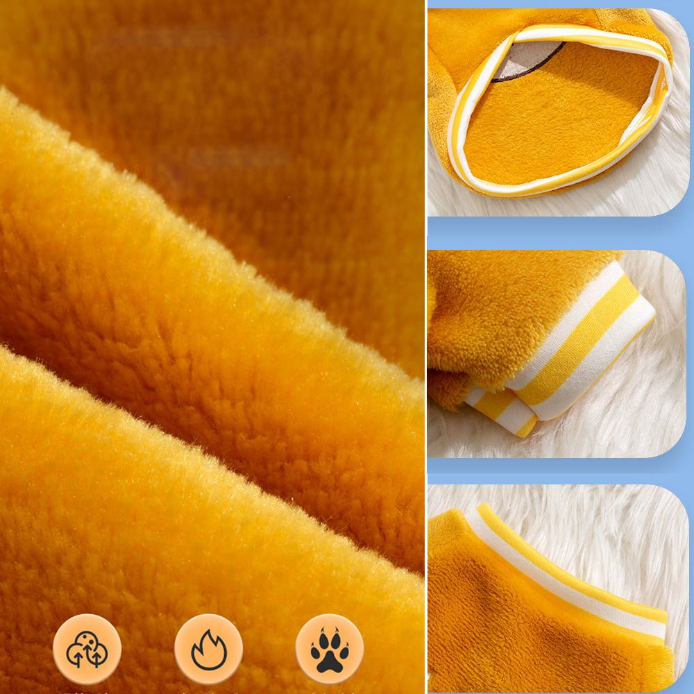 Áo Khoác Len Mềm Mại Giữ Ấm Mùa Đông Cho Thú Cưng