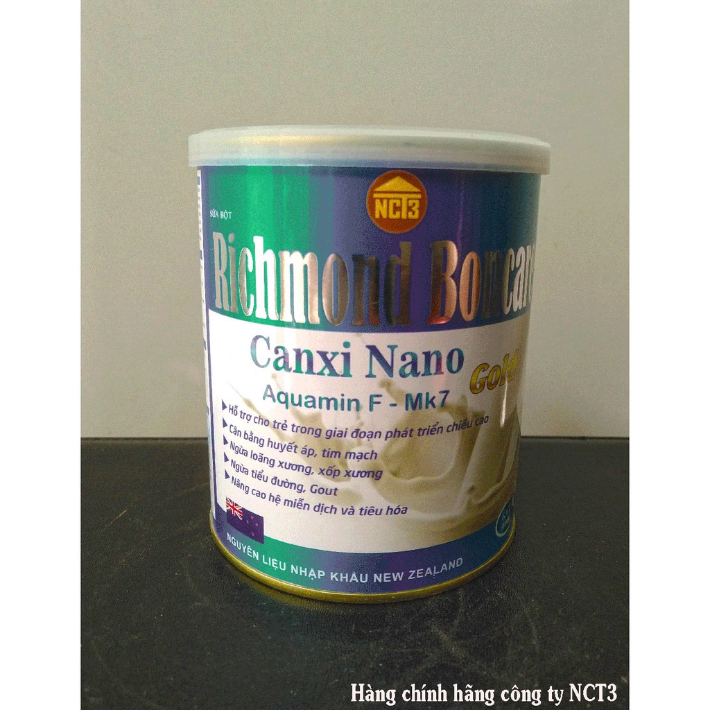 Sữa Tăng Chiều Cao , Cân Nặng - RICHMOND BONCARE CANXI NANO 400gam siêu to