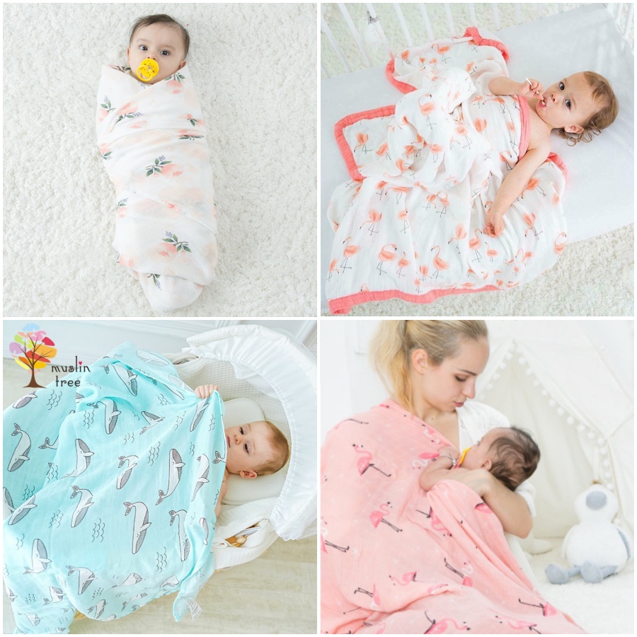 Khăn sợi tre bảng màu MỚI NHẤT cho bé sơ sinh