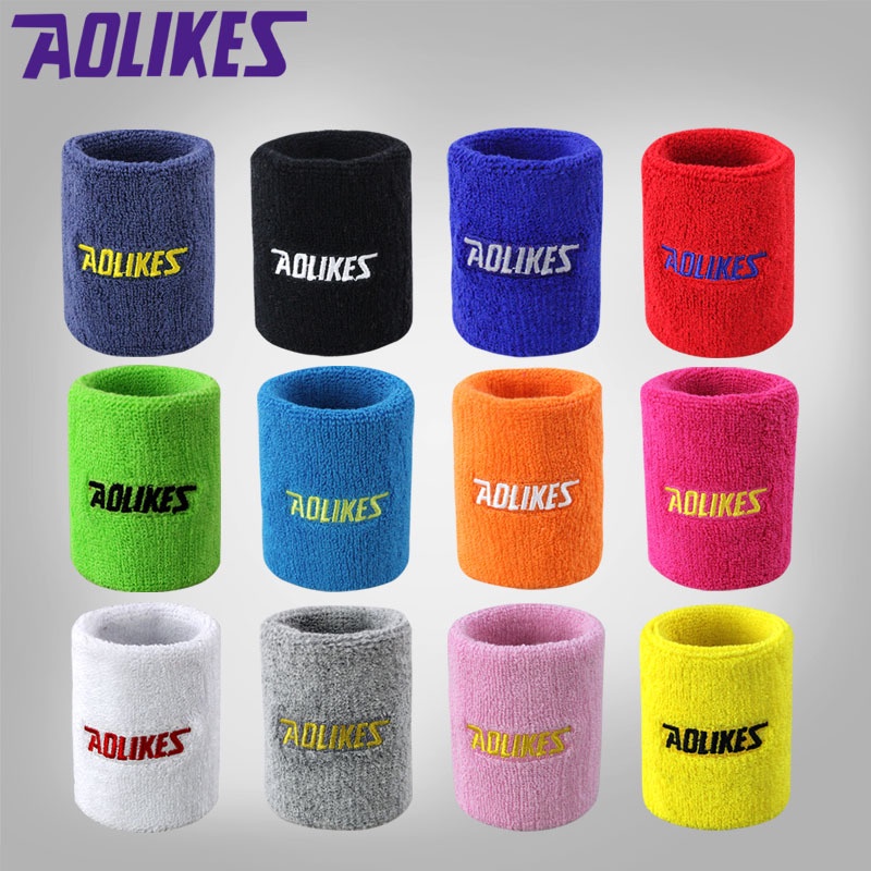 Băng cuốn cổ tay cao cấp thấm mồ hôi 11cm Aolikes AL0235