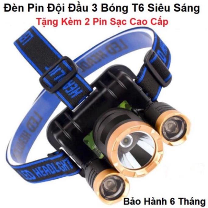 Đèn Pin Đội Đầu 5 Bóng Siêu Sáng