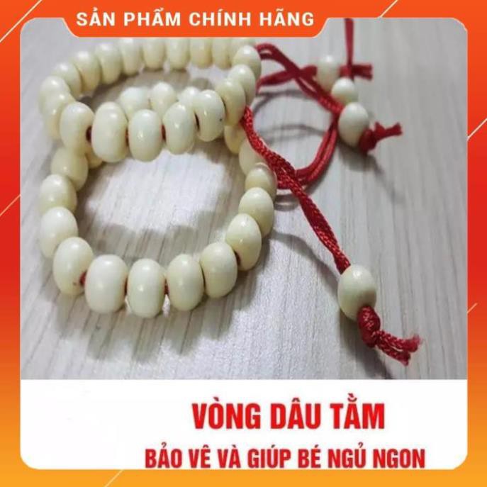 Vòng dâu tằm đeo tay cho bé🍀Giúp bé ngủ ngon, hạn chế khóc đêm và chống giật mình cho bé *HOT*