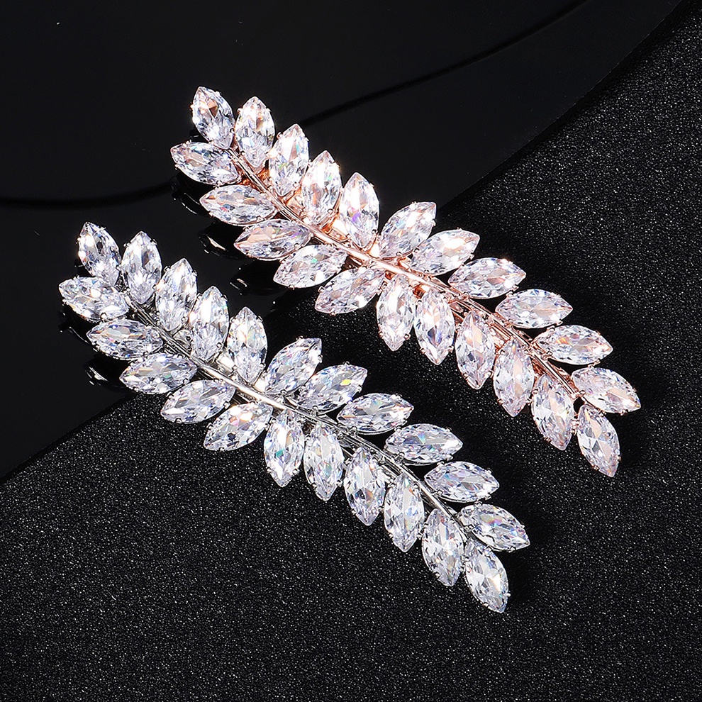 Kẹp tóc Haimeikang đính đá Zircon phong cách mori Hàn Quốc thời trang cá tính cho nữ