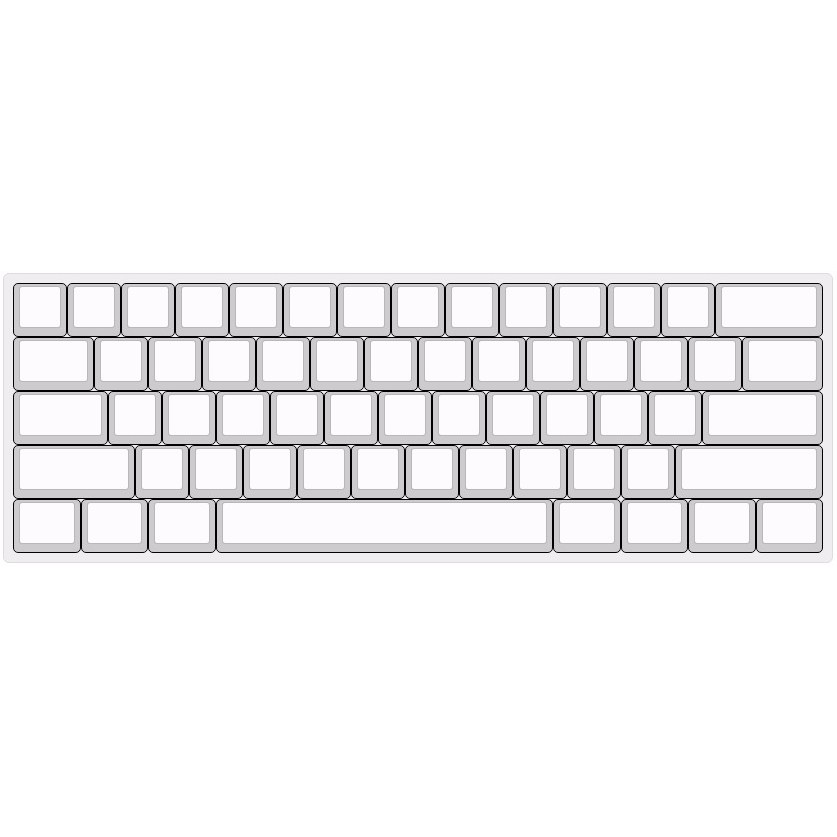 Bảng Ổn Định ANSI Costar Ổn Định PCB Bằng Nhôm Cho Bàn Phím GH60 60% DIY