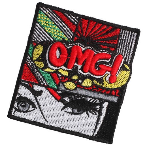 Sticker vải, patch ủi OMG siêu đẹp
