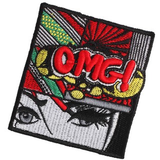 Sticker vải, patch ủi OMG siêu đẹp