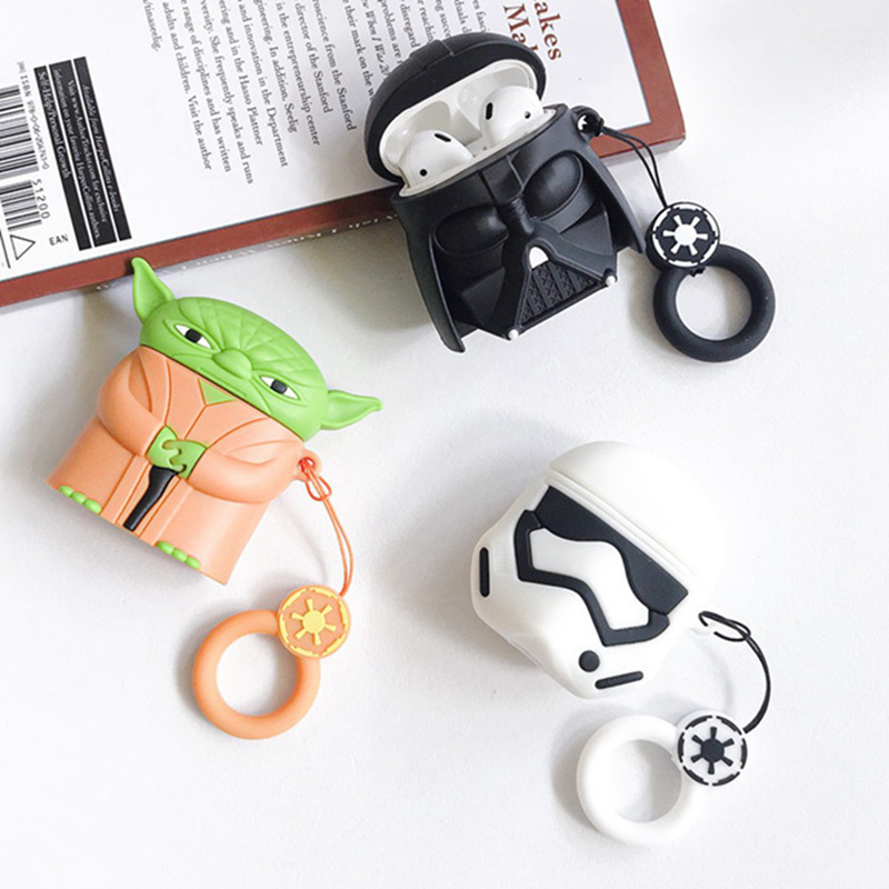 Vỏ Bảo Vệ Hộp Đựng Tai Nghe Airpods Hình Star Wars Cá Tính