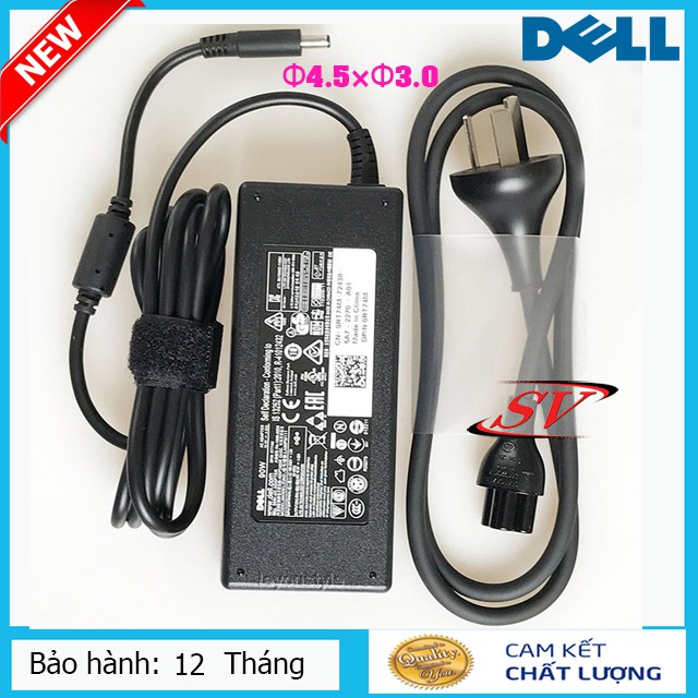 [TẶNG LÓT CHUỘT]Sạc Laptop Dell 19.5V 4.62A / 19.5V 3,34a Chân Kim To hoặc chân kim nhỏ hàng zin - dây nguồn volex