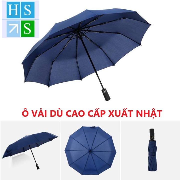 Ô dù tự động mở và gấp bằng nút bấm (Hàng xuất Nhật) loại 10 nan rộng 115 cm - NPP HS Shop