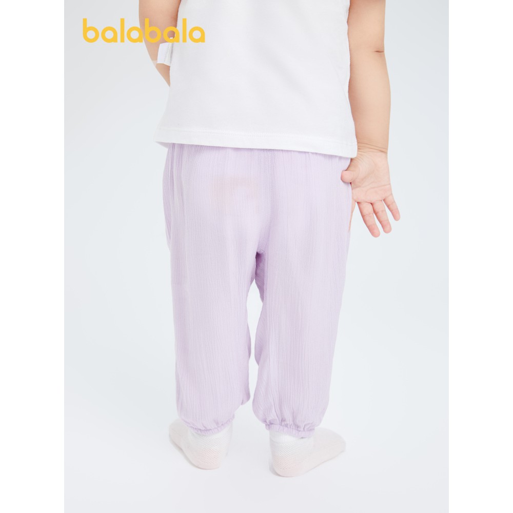 (0-3 tuổi) Quần dài bé gái màu hồng tím hãng BALABALA 20022110800160055