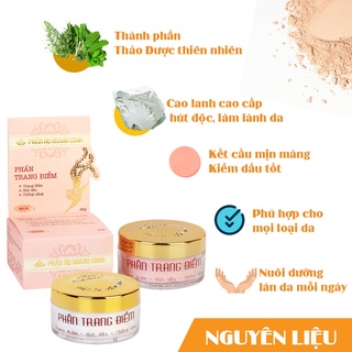 Phấn trang điểm màu trắng