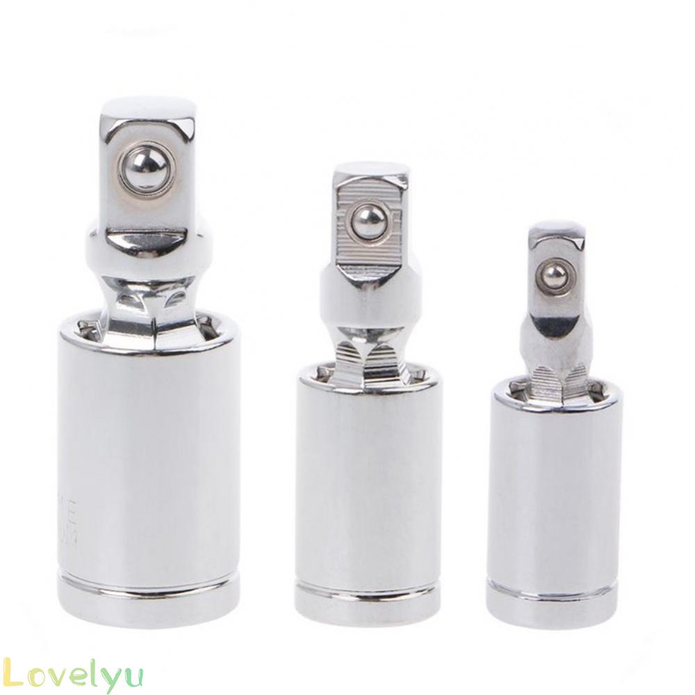 ◀READY▶Socket Adapter 1/2&quot; 1/4&quot; 1pc Chrome Vanadium Steel Silver 360 Degree# Good Quality