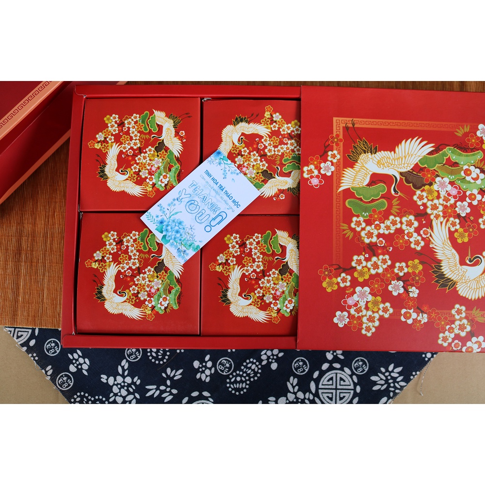 ( ảnh thật + deal sốc ) hoả tốc hộp bánh trung thu 4 cái quà tặng đủ vị siêu đặc biệt _trathaomocsi