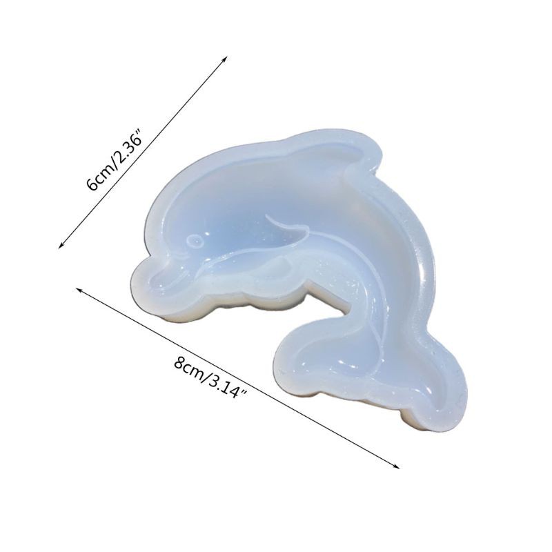 Khuôn Silicone Hình Cá Heo Làm Trang Sức Thủ Công