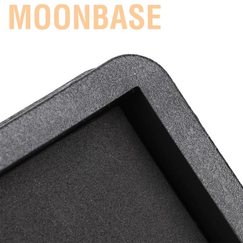 Moonbase 4-piece black bed lifts or furniture elevators  durable stackable Black square 2 &quot;furniture legs Floo