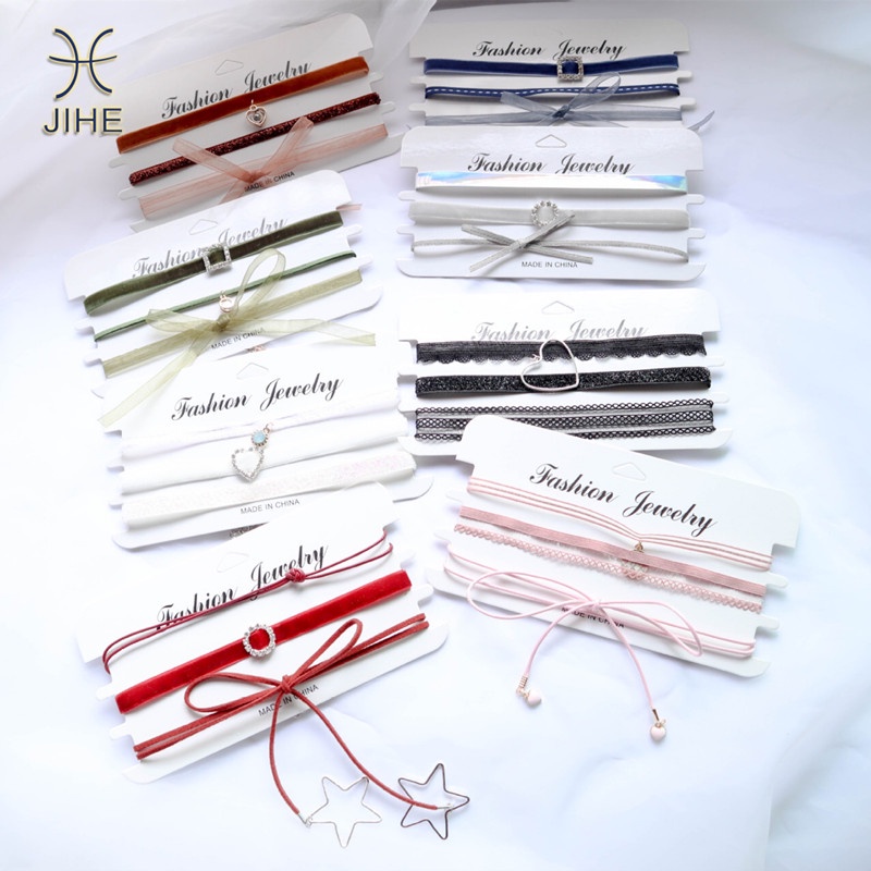Set 3 Vòng Cổ choker Thời Trang Nữ Tính