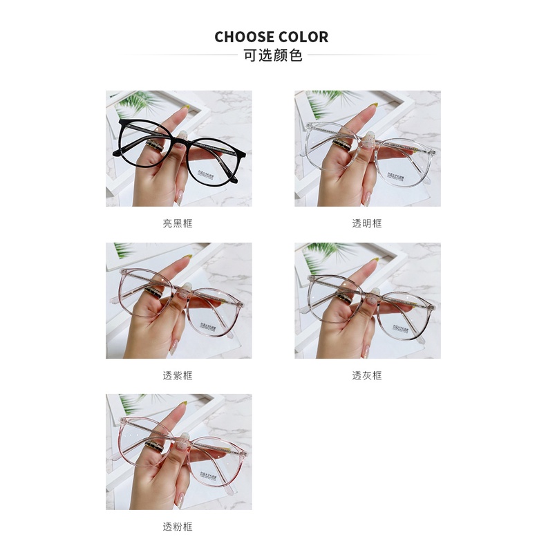 Mắt kính gọng tròn trong suốt chất lượng cao