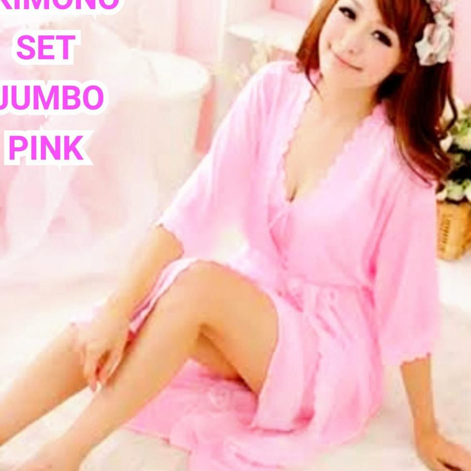 (Bng.26My21C) Bộ đồ ngủ KIMONO SATIN IMPORT + INNER JUMBO | BigBuy360 - bigbuy360.vn