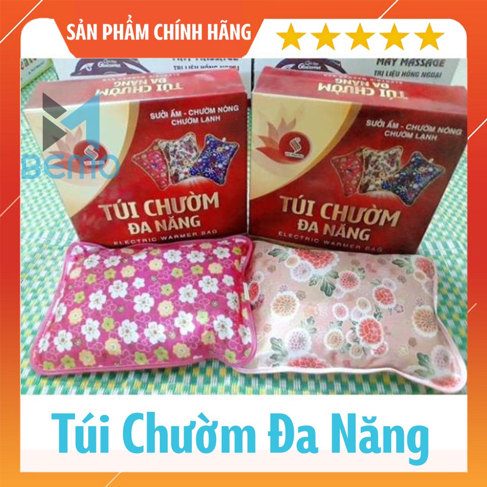 [CHÍNH HÃNG] Túi Chườm Nóng Lạnh Đa Năng, Túi Sưởi Ấm Sạc Điện An Toàn, Chườm Bụng Giảm Đau