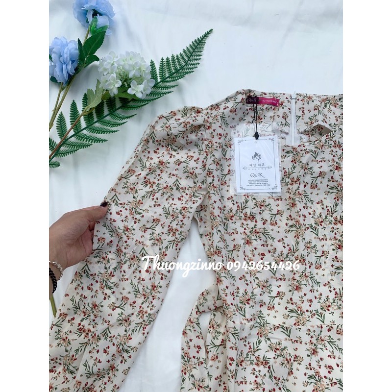 [Ảnh thật/Video Váy hoa cỏ dáng dài Hàn Quốc - Đầm hoa nhí vintage phong cá | BigBuy360 - bigbuy360.vn