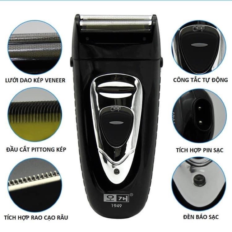Máy Cạo Râu Hàn Quốc Sạc Pin Cao Cấp