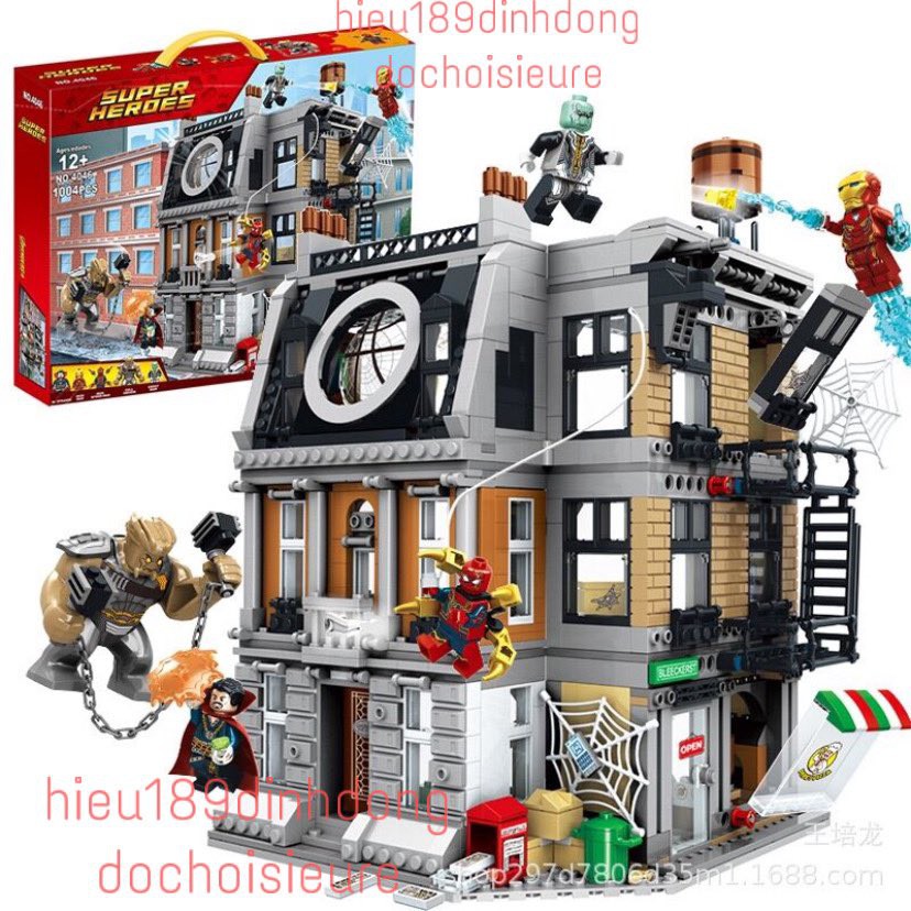 Lắp ráp xếp hình ĐẠI CHIẾN Ở SANCTUM SANCTORUM CỦA DOCTOR STRANGE 76108 10840 07107 4046