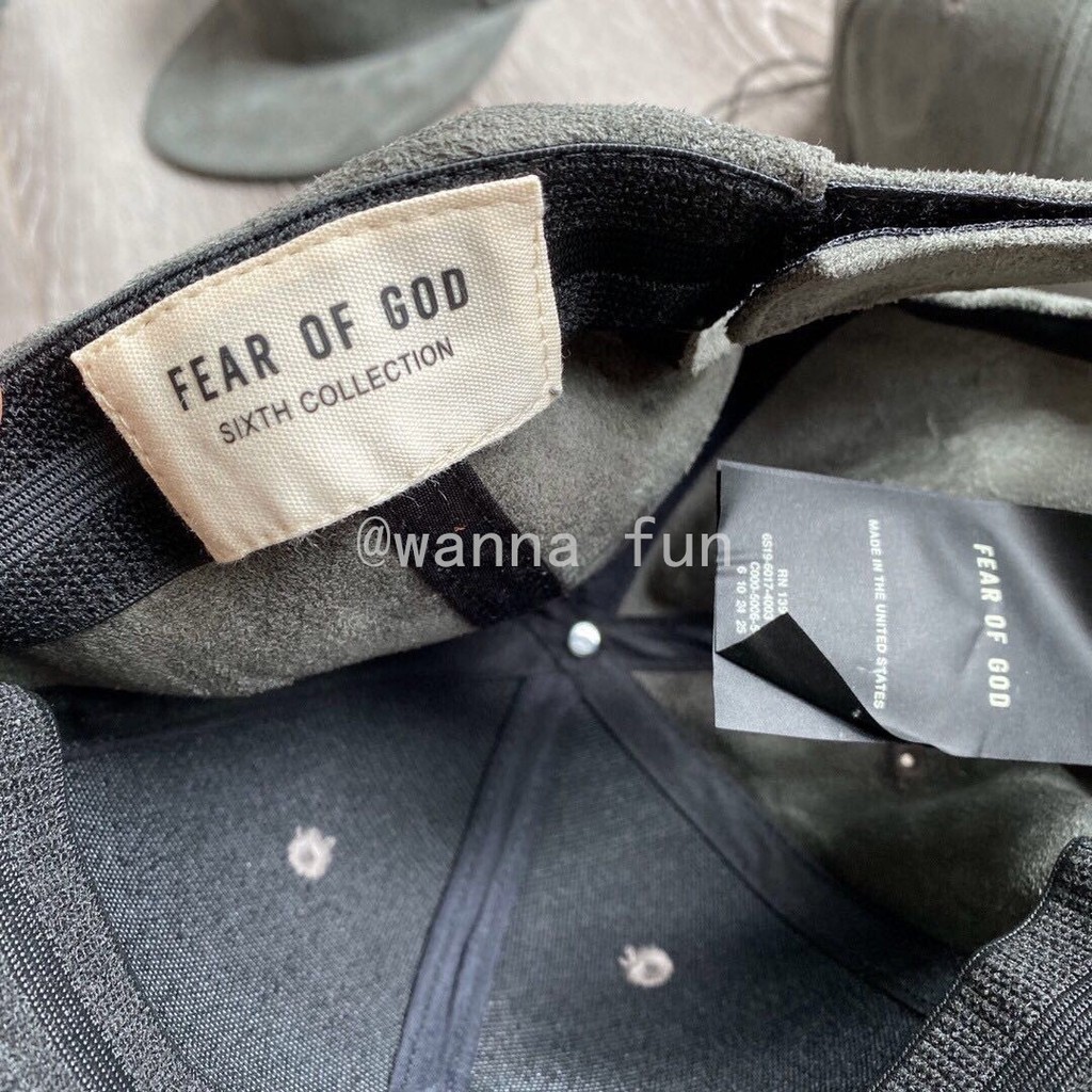 ⚡️[Hight Quality] - Mũ Fear of god FOG 6th collection, FEAR OF GOD Sixth Collection Hat Brown Cap