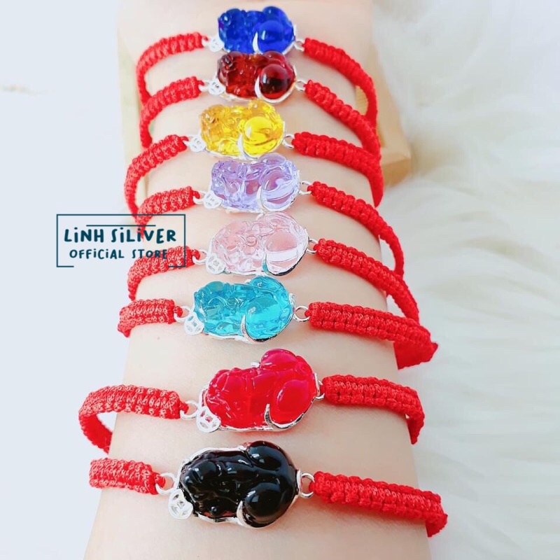 DÂY CHỈ ĐỎ TẾT NGHÊ BẠC TA ĐỦ MÀU PHONG THUỶ