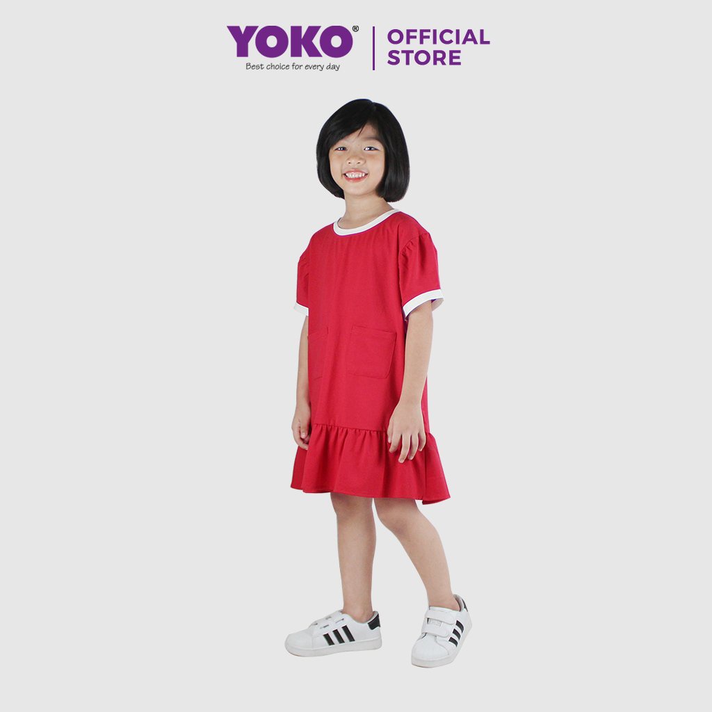 Váy Cotton Bé Gái (1-6 tuổi) Dáng Xòe Đuôi Cá YOKO KID'S FASHION ZA2101G