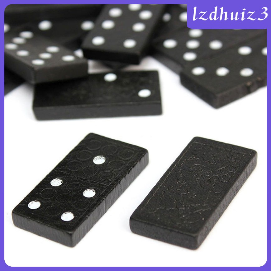 Hộp Gỗ Gồm 28 Quân Bài Domino Kèm Hộp Gỗ Truyền Thống