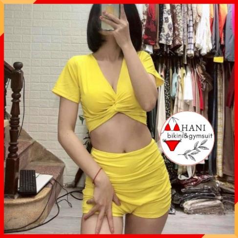 Bikini 2 Mảnh Áo Xoắn Ngực HANI129 Kín Đáo Mà Vẫn Gợi Cảm Xịn
