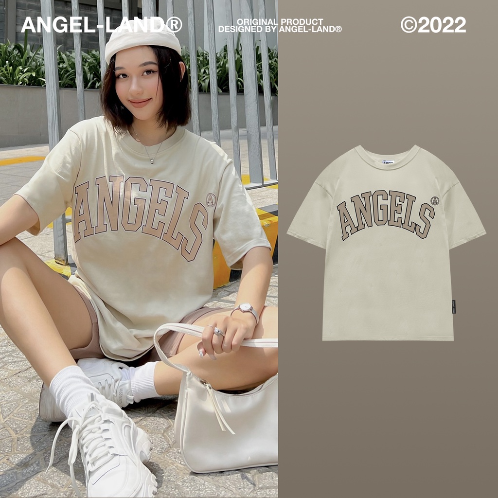 Áo Thun Angel-Land Angels Tee Beige T-shirt - AT