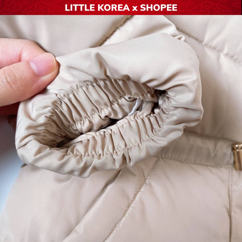 Áo Phao Nữ Dáng Ngắn Có Mũ, Áo Khoác Phao Nữ Thắt Eo Z - LITTLE KOREA