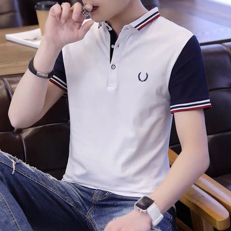 Áo Thun Nam Ngắn Tay Có Cổ  𝐅𝐑𝐄𝐄 𝐒𝐇𝐈𝐏  Áo Phông Nam Đẹp Vải Thun Co Giãn Thời Trang Hpfashion - ATN72