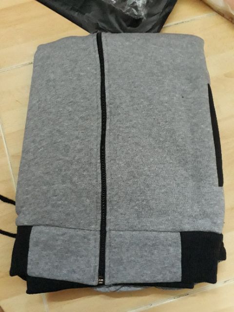 Áo khoác nỉ nam dây kéo 2 lớp, cổ cao, có nón, kiểu dáng Hàn Quốc giá tốt -3108 | BigBuy360 - bigbuy360.vn