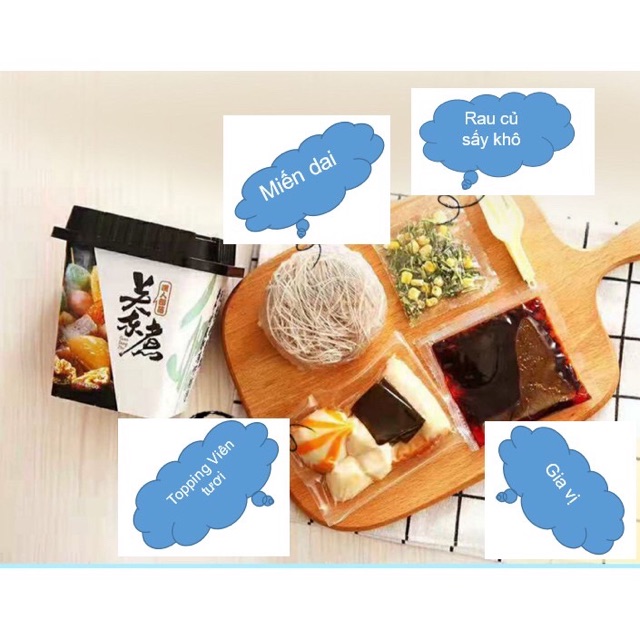 SALE LẨU CỐC FULL TOPING 🦐🦑🦀🐙🐟    LẨU + Miến dai ngon | BigBuy360 - bigbuy360.vn