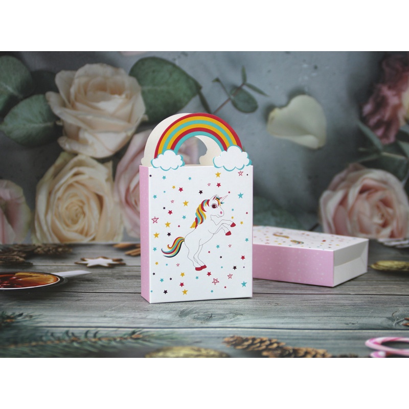 Mới Túi Giấy Đựng Bánh Kẹo Hình Kỳ Lân Dễ Thương