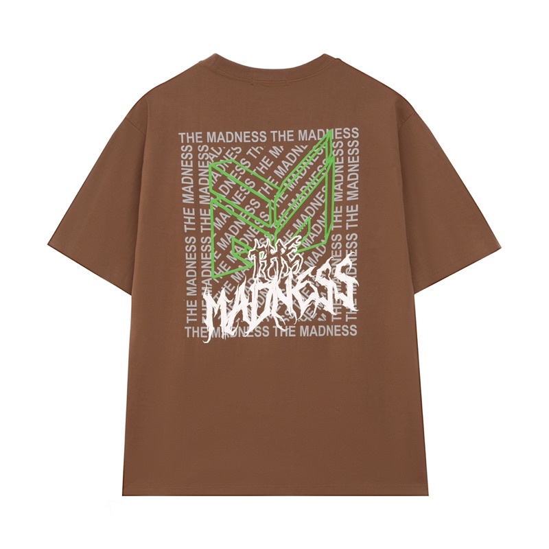 Áo thun unisex THE MADNESS tay lỡ form rộng phong cách thời trang năng động