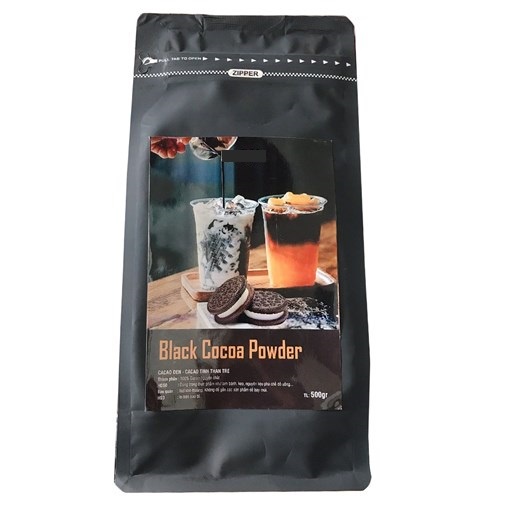 Bột cacao tinh than tre đen Rigil IMO gói 500g