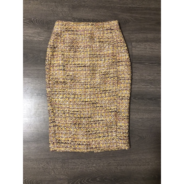 váy elise size S dạ tweed 180k