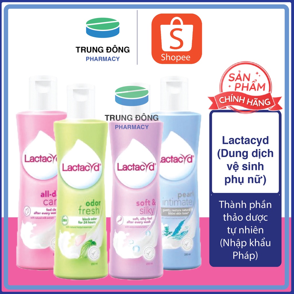 Dung dịch vệ sinh phụ nữ Lactacyd Odor Fresh, Soft &amp; Silky, ngăn mùi hôi dưỡng ẩm cho da nhạy cảm-Trung Đông Pharmacy