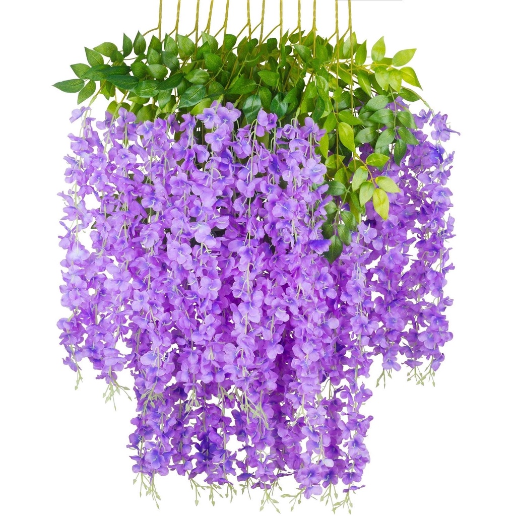 Dây Hoa Giả Bằng Lụa Treo Trang Trí Nhà Cửa / Tiệc Cưới