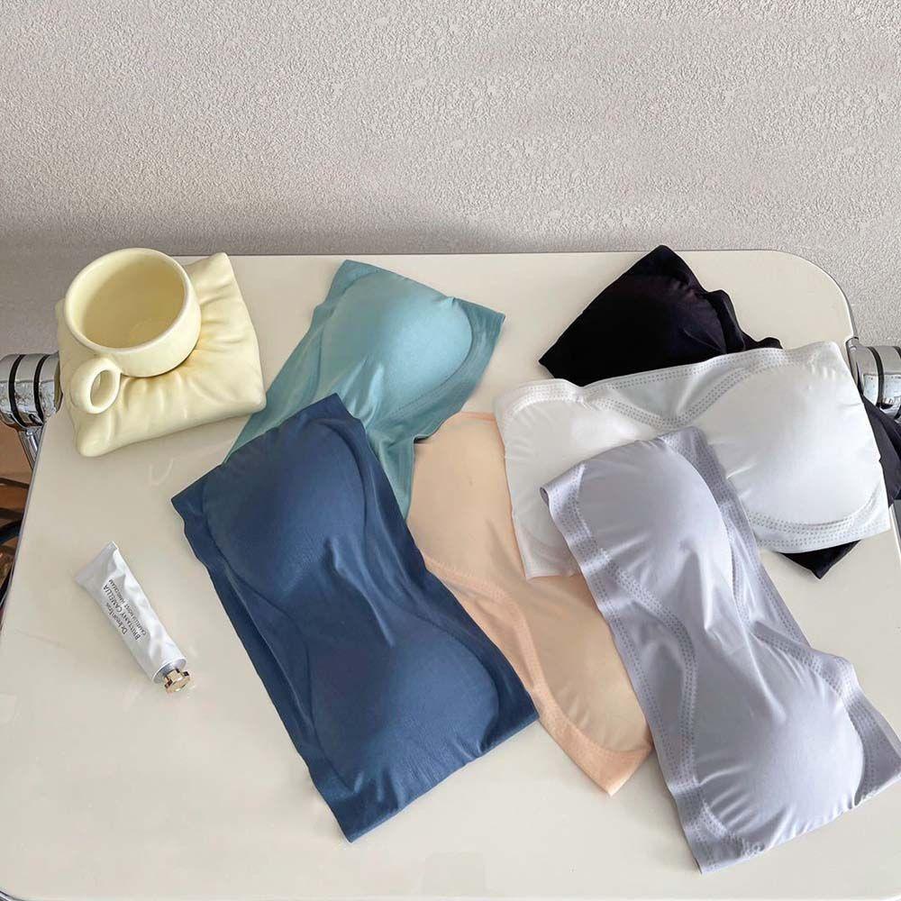 Patricia Áo Ống Bằng Lụa Lạnh Thoáng Khí Thoải Mái Phối Hai Nút Đôi Cho Nữ