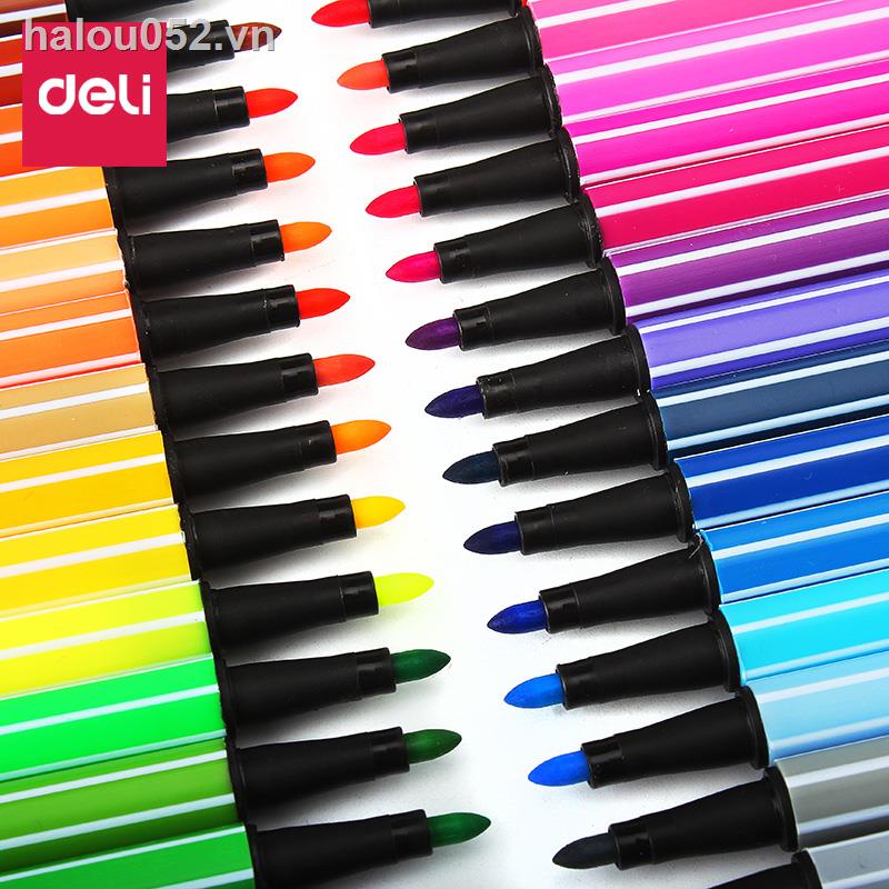 Watercolor pen❄Bút màu nước hiệu quả cho trẻ em bút màu nước có thể rửa được 12 màu 24 màu bút vẽ mẫu giáo 36 màu mới bắt đầu vẽ tay bút màu dung lượng lớn học sinh tiểu học bút màu vẽ bộ bút