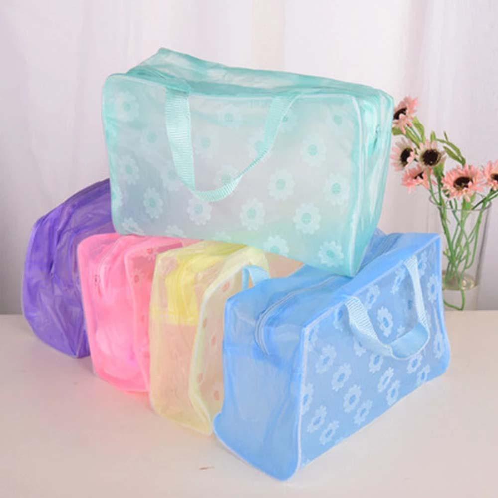 Túi Nhựa PVC Trong Suốt Đựng Đồ Trang Điểm / Mỹ Phẩm Cho Nữ