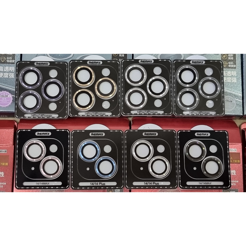 Bộ dán cụm camera GL-59 / GL - 57 Remax dành cho Iphone 14 / plus / pro / Promax nhiều màu chuẩn đẹp