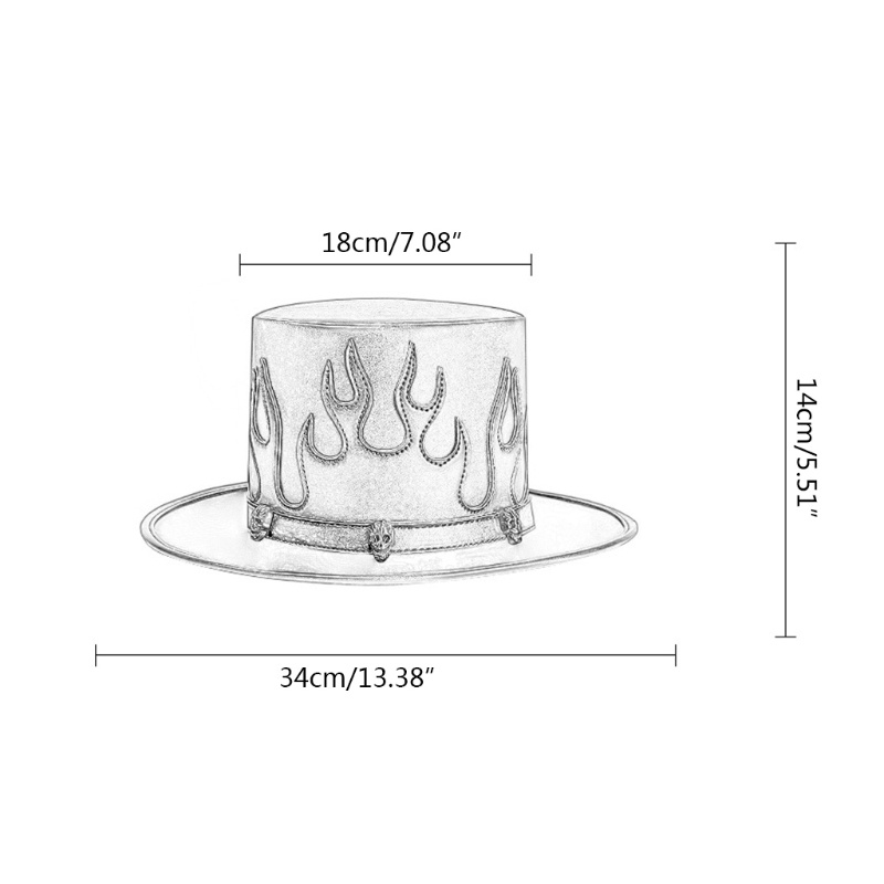 Mũ Bác Sĩ Bóng Chày Chất Liệu Da PU Màu Đen Dùng Hóa Trang Halloween