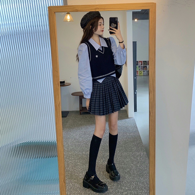 Áo khoác ghi lê dệt kim thời trang dành cho nữ