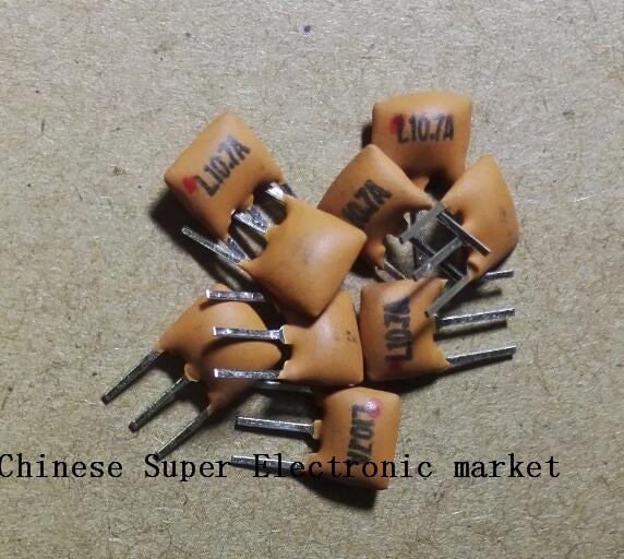 10PCS Ceramic Resonators DIP-3 Ceramic filters LT10.7M 3P 10.7MHZ ZTT10.7M ZTT10.7