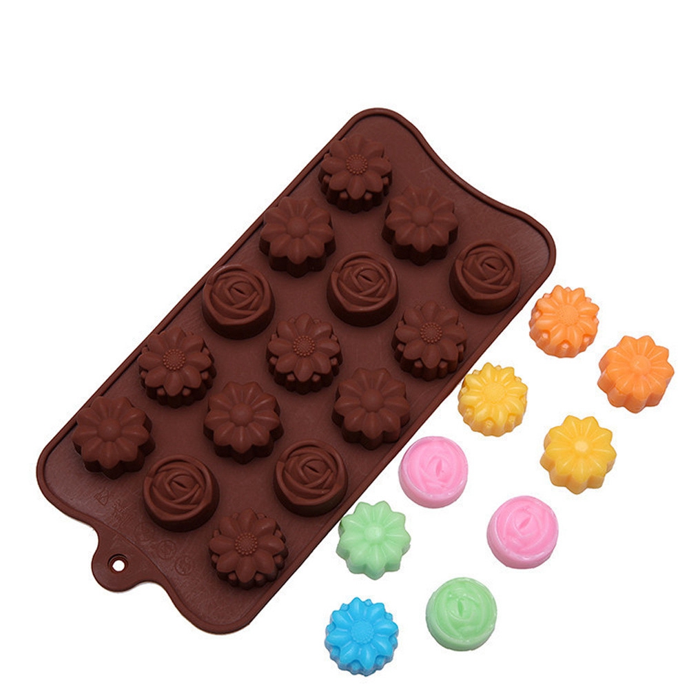 EXPEN Rose Flower Soap Fondant Decoration Tool Cake Mold
